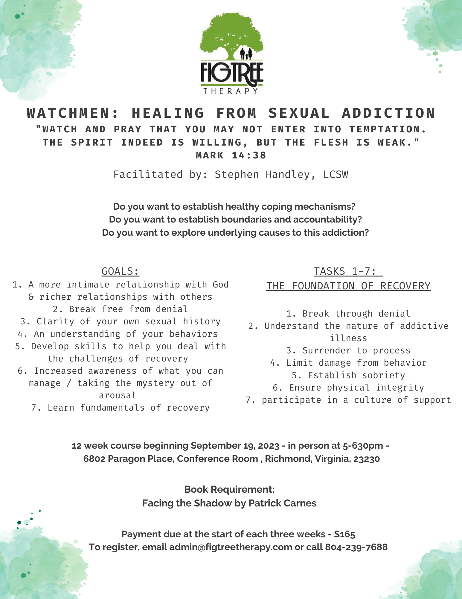 Copy of Sexual Addiction group for men